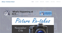 Desktop Screenshot of albanychristian.org