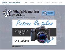 Tablet Screenshot of albanychristian.org